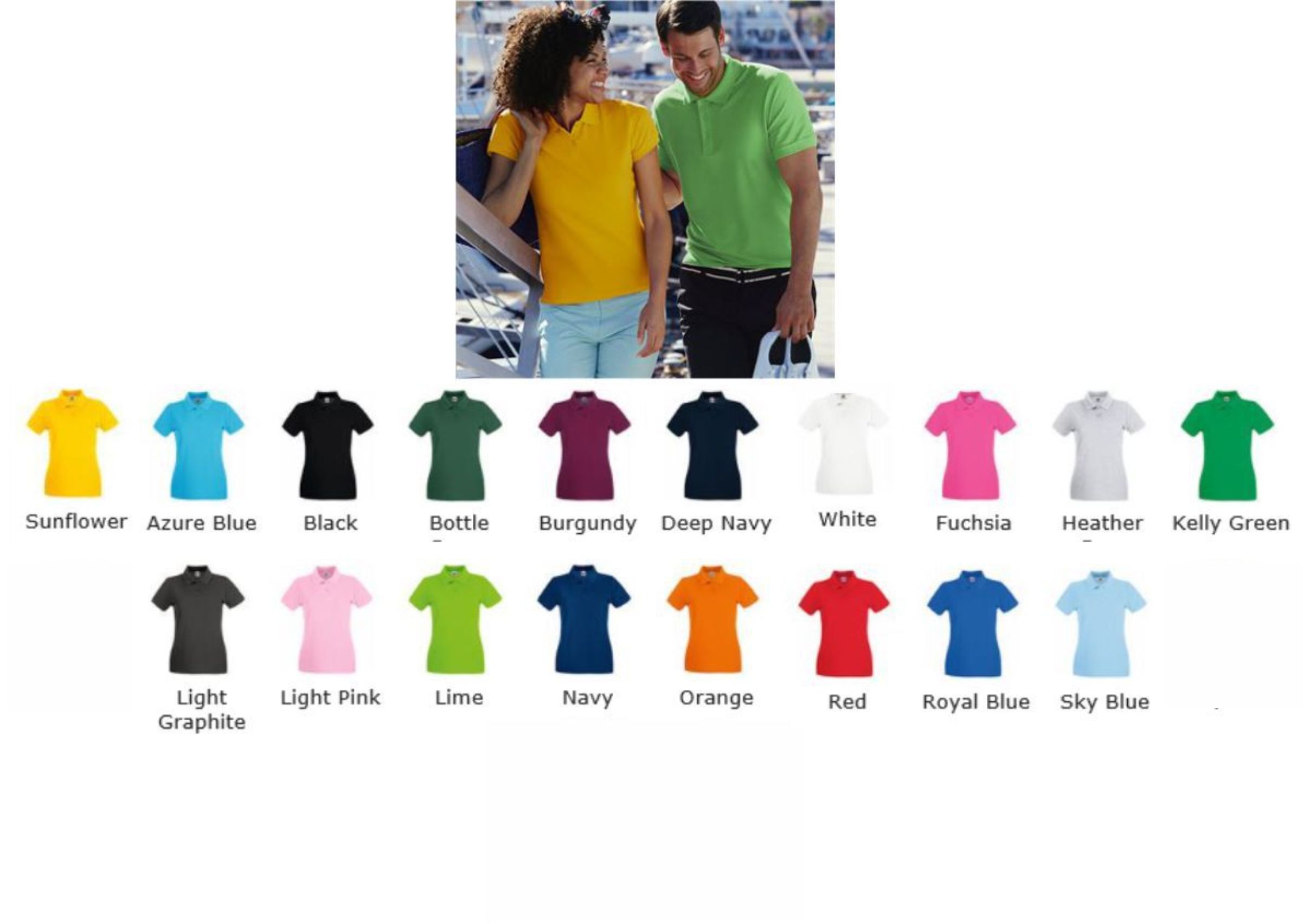 Fruit of the Loom SS89 Lady Fit Premium Polo